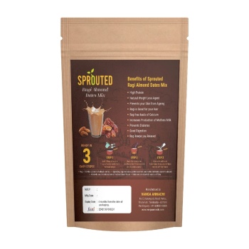 ragi almond health mix ragi sprouted powder